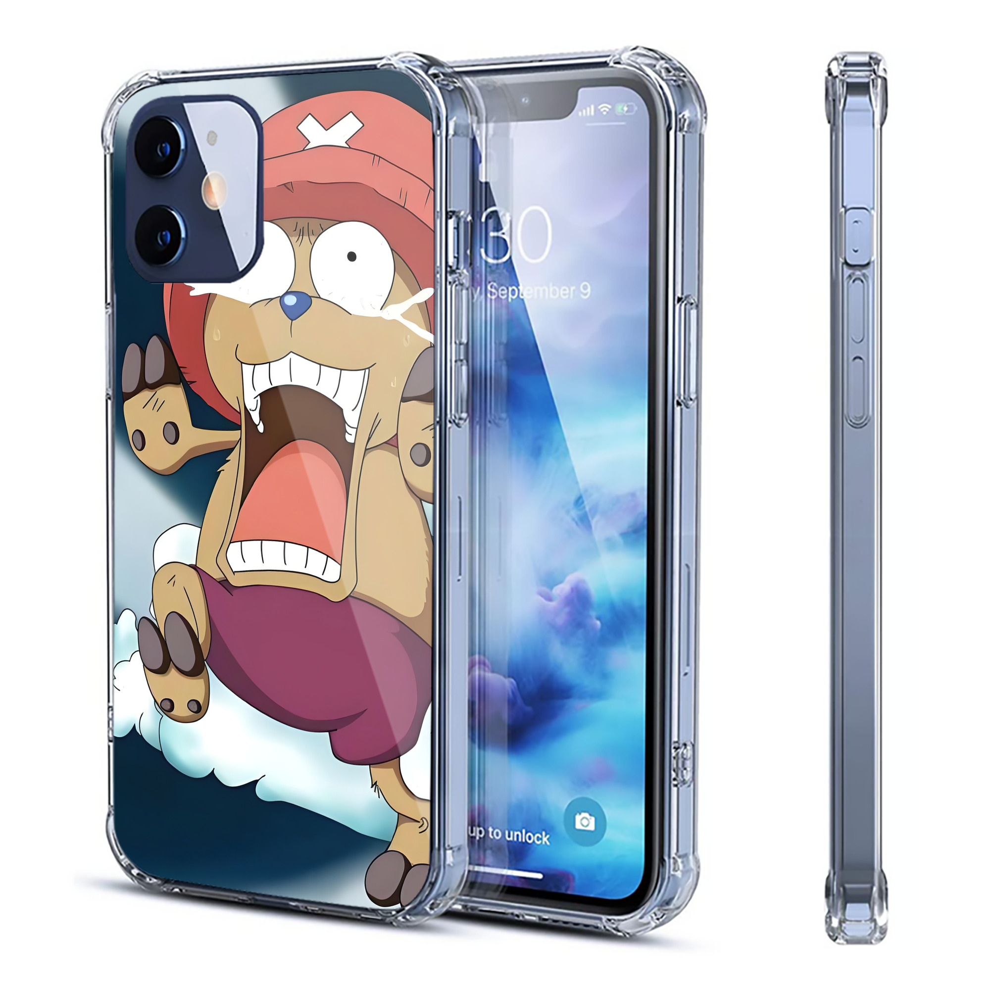 （画像用） ワンピース ONE PIECE 【iPhone 12シリーズ対応】透明スマホケース（クリアソフトケース）